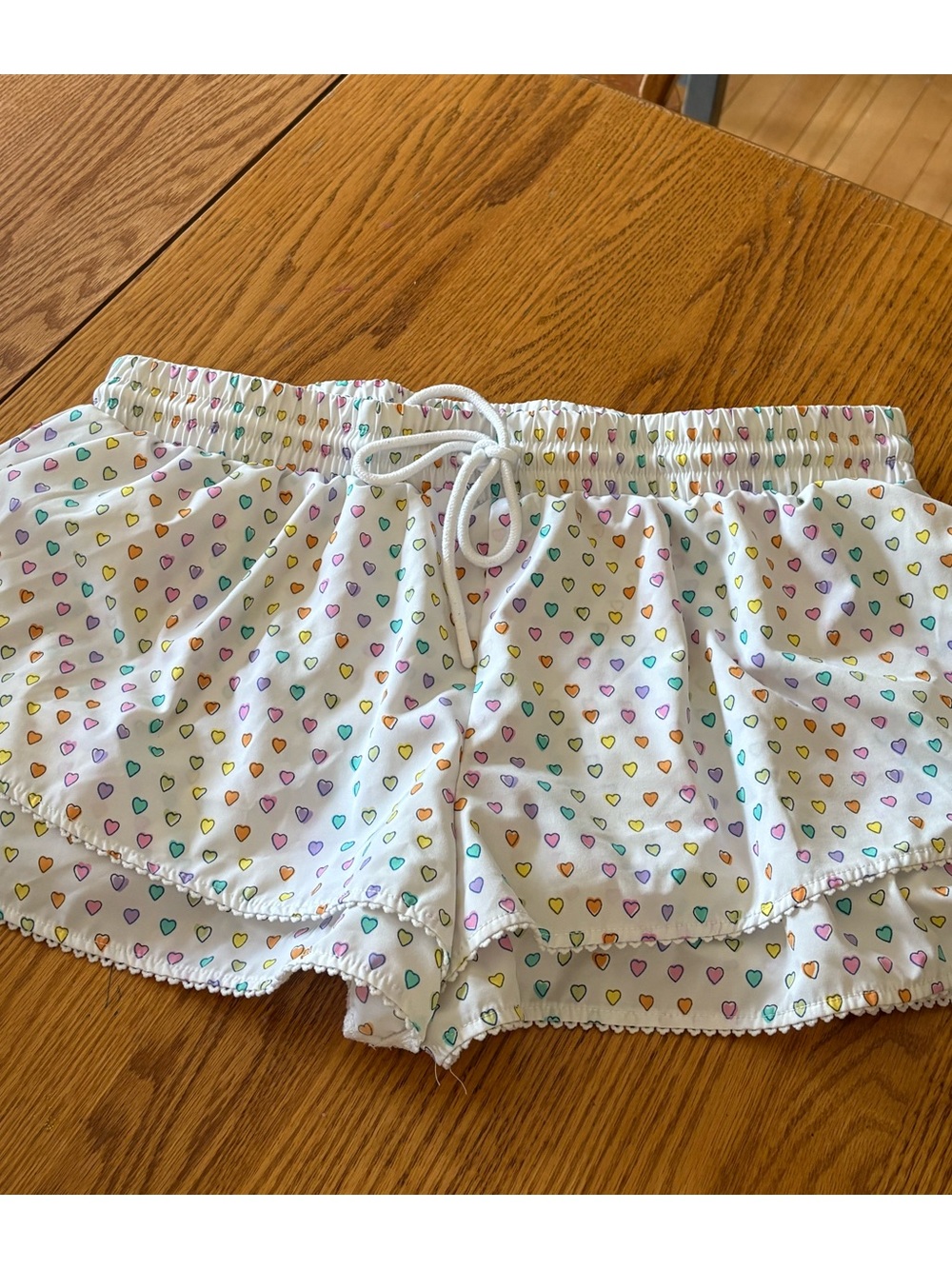 Roller Rabbit x Target Disco hearts  drawstring shorts Size Large - Picture 2 of 5